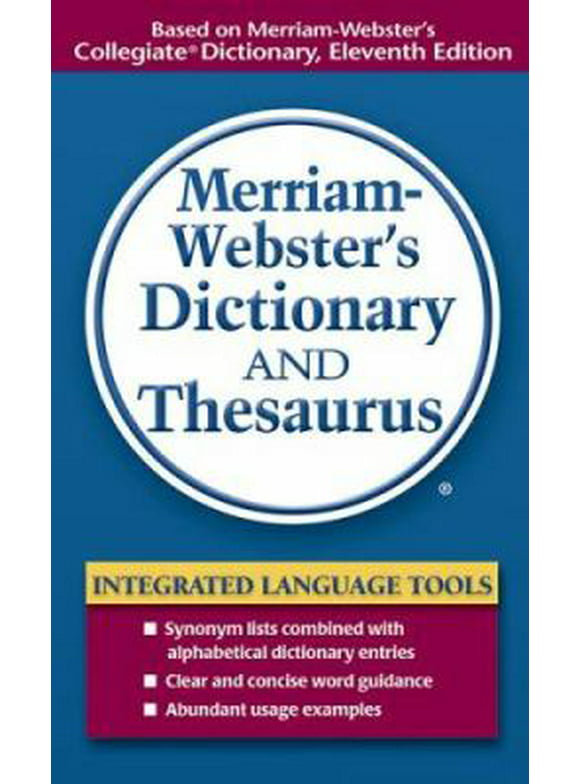Pre-Owned Merriam-Webster's Dictionary and Thesaurus (Mass Market Paperback) 0877798516 9780877798514