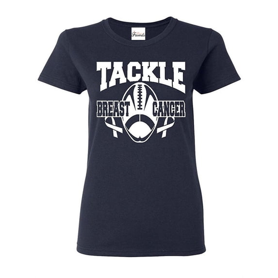 Women's T-Shirt Short Sleeve - Tackle Breast Cancer