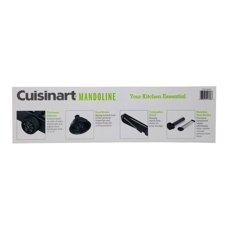 Cuisinart Mandoline 4 Cutting Options Slicing Tool Four Ways to Slice It 