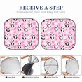 thumbnail image 5 of Kdxio Funny Panda Draws A Heart Print 2-Piece Sun Shade Front Windshield - Foldable Car Front Window Sunshades for Most Sedans SUV Truck, 5 of 6
