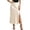 A-Beige1336, variant on Wxolcjlv Women's Satin Side Slit Midi Skirt High Waist Party Midi Skirts