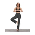 thumbnail image 4 of Pantalones de yoga VIMPEP de pierna recta con bolsillos y cintura alta para mujer, 4 of 6