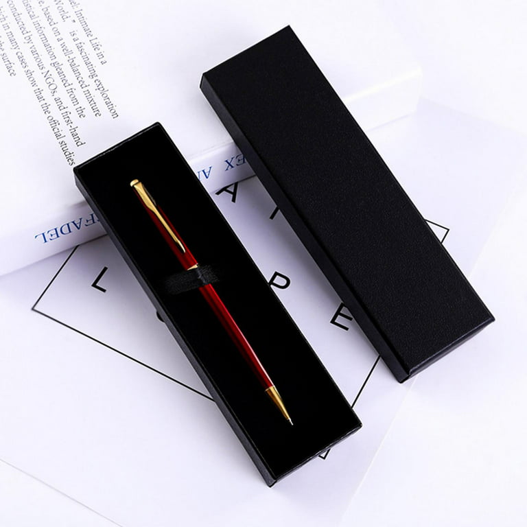 Qisiwole Luxury Ballpoint Pen Writing - Elegant Fancy Nice Gift Pen Set for Signature Executive Business Office Supplies, Silver