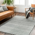 thumbnail image 4 of Hauteloom Anaya Recycled Material Living Room, Bedroom Area Rug - Traditional, Transitional - Beige, Denim, Teal - 2' x 3', 4 of 6
