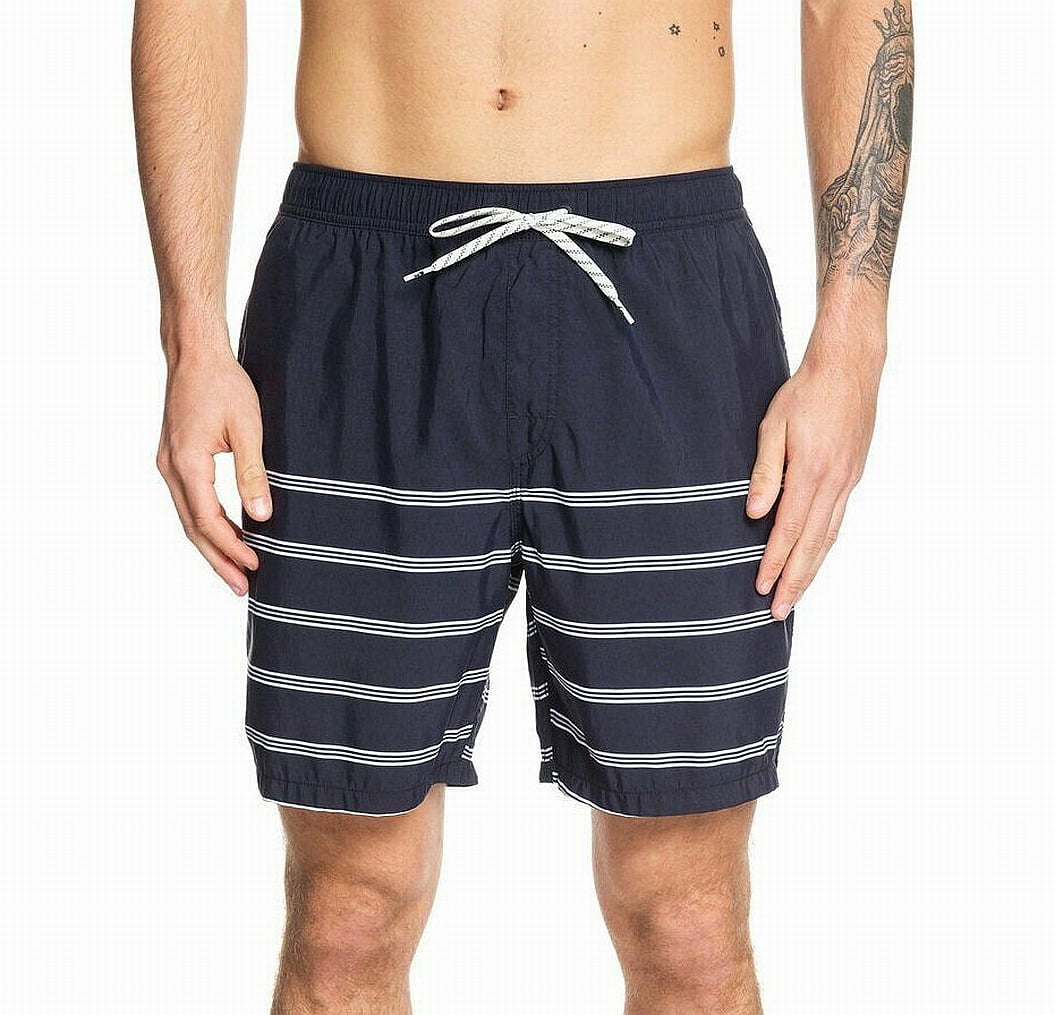 Quiksilver Mens Swimwear Large Stripe Print Trunks Shorts L Walmart