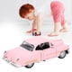 thumbnail image 5 of Juguete De Coche, Diseño De Apertura De Puerta Doble Seguro, Juguete De Modelo De Coche, Coche Clásico Cadillac 1:36, Duradero Para Regalo, Juguete Para Niños ANGGREK Rosa, 5 of 8