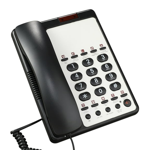B188B Corded Telephone Fixed Landline Phone for Front Desk Customer Service in Hotels and Offices Use