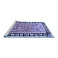 thumbnail image 2 of Ahgly Company Machine Washable Indoor Rectangle Animal Blue Traditional Area Rugs, 5' x 8', 2 of 4