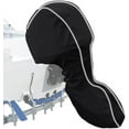 thumbnail image 3 of Zenicham 600D Fade and Crack Resistant Full Outboard Motor Cover,Trailerable Boat Engine Cover with Reflective Strips Black(Fits 175-220HP), 3 of 7