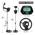 thumbnail image 4 of High Accuracy Professional MD-4090 Underground Metal Detector LCD Metal Detector With Memory Function Backlight Adjustable ,Easy to Install, 4 of 6