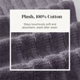 thumbnail image 6 of Modern Threads Oxford 6-Piece Yarn Dyed Adult Cotton Bath Towel Set, Lavender, 6 of 7