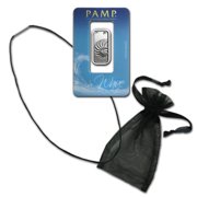 Pamp Suisse Ingot Wave Nautilus Pendant 1/5 oz Silver Bar w/ Box & Bag