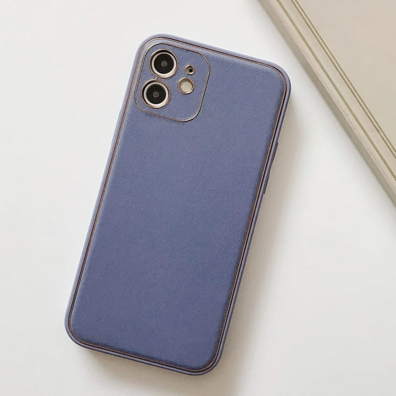 Electroplated Phone Case for iPhone SE(5G) 2022 iPhone 7 iPhone 8 iPhone SE 2020, Solid Color Bronzing Edge Full Protection Anti Scratch Slim Bumper Shockproof Hard Cover - Gray