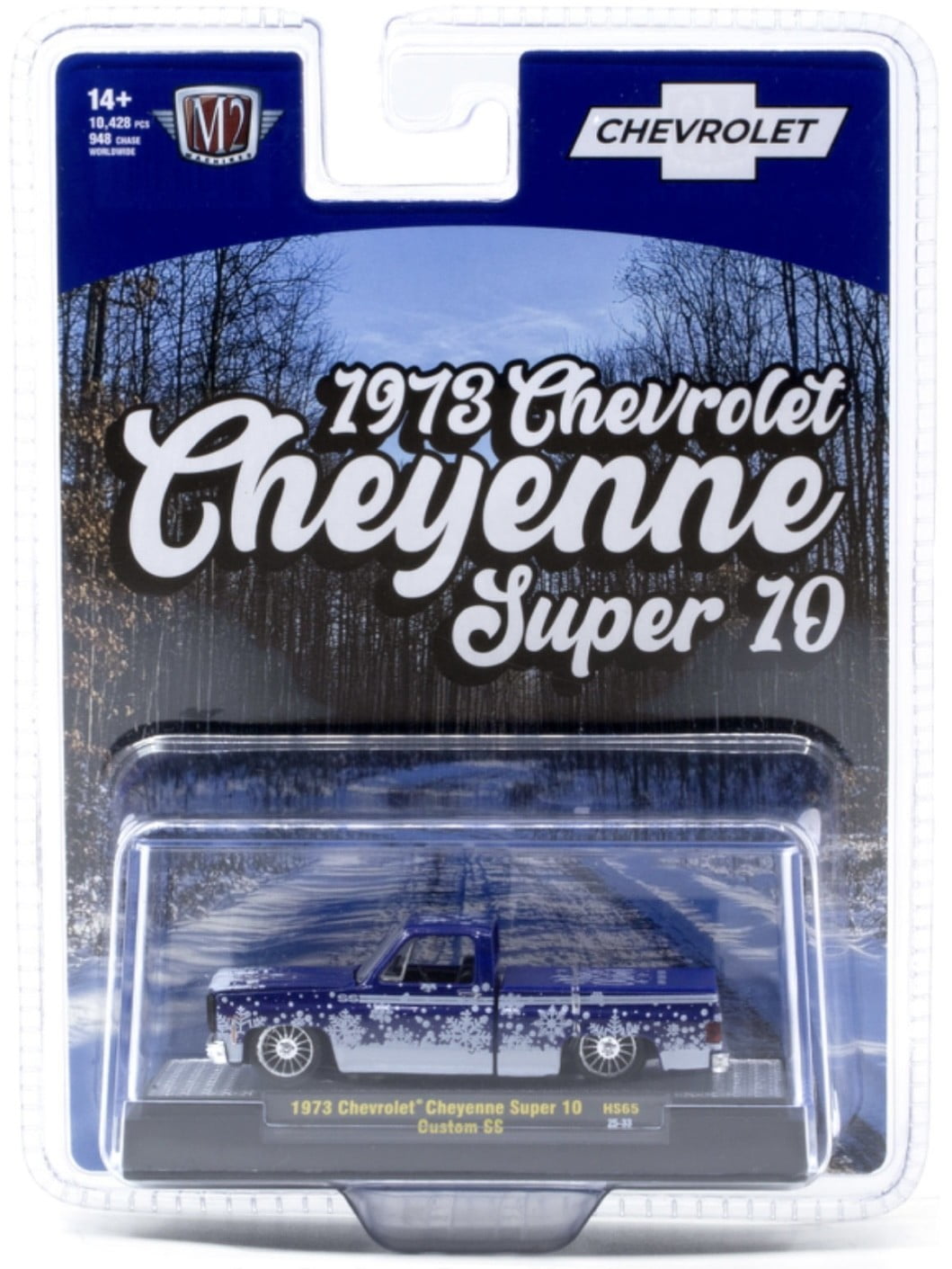 M2マシーン 1973 シボレー・シャイアン - MAJ.スクエアボディ 1:64 M2