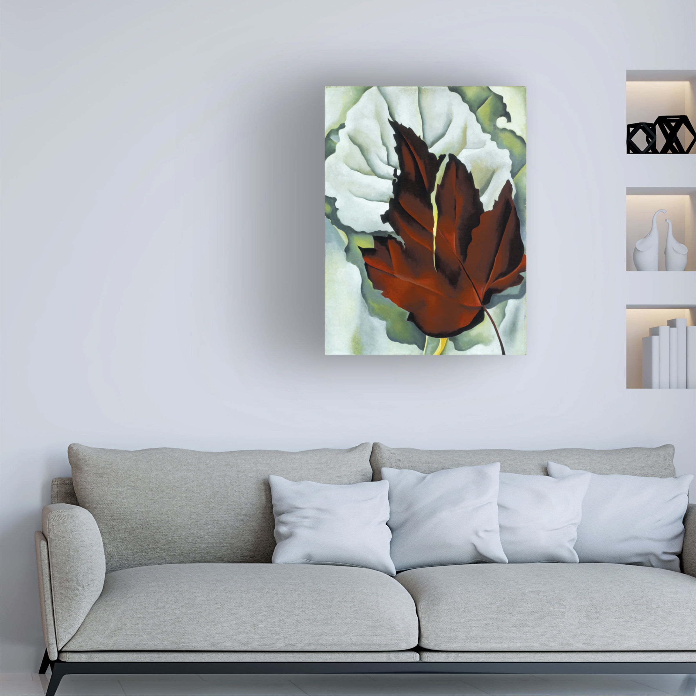 Georgia O'keefe 'Pattern of Leaves' Canvas Art