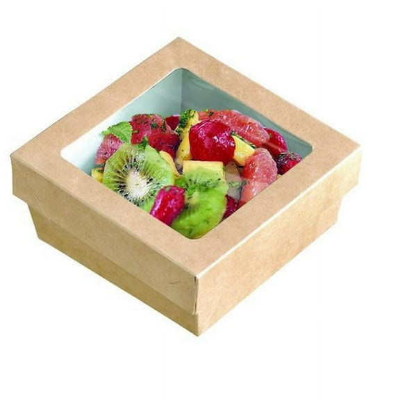 Recylcable Paper Box With Clear Window Lid