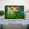 thumbnail image 3 of Cuadros Decorativos 5D DIY Diamante Pintura Full Square Drill Woods Lady Eyes Decoración de pared Rhinestone Ehuebsd Nuevos Originales, 3 of 8