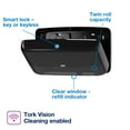 thumbnail image 3 of 1 PK,Tork Twin Mini Jumbo Toilet Paper Roll Dispenser Black T2 (5555290), 3 of 6