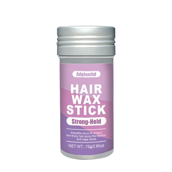 Adglamful Hair Wax Stick - Strong Hold Styling Wax for Flyaways & Frizz - Non-Greasy Slick Stick for Wigs & Edges - 2.65oz (75g)