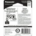 thumbnail image 2 of Panasonic Eneloop Pro BK-4HCCA8BA Pre-Charged Nickel Metal Hydride AAA High-Capacity Rechargeable Batteries, 8-Battery Pack, 2 of 8