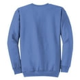 thumbnail image 6 of Mens Core Fleece Classic Crewneck Cotton/Poly fleece Sweatshirt Carolina Blue M, 6 of 6