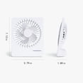 thumbnail image 3 of Teissuly USB Desk Fan, Long Battery Life, Quiet Portable Mini Table Fan, Three Wind Speed Adjustment, Portable And Fan Perfect For Use In Home, Office Teissuly WER202309200284, 3 of 9