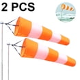 thumbnail image 2 of 2 pcs Weather Vane Outdoor Hanging Rip-Stop Wind Sock Rotating Windsock External Anemometer Package, 2 of 9