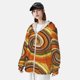 thumbnail image 3 of Balery Colorful Swirl Sudadera ligera de manga larga con capucha y protección solar UPF 50+ para hombre y mujer, ideal para pesca y running-Small, 3 of 7
