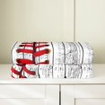 thumbnail image 3 of Erosebridal Rustic Rugby Sherpa Blanket, Old Barn Door Fuzzy Blanket Throw, Farmhouse Room Decor, 3 of 7