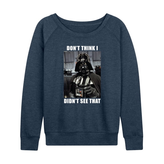 Star Wars - Vader Meme - Women's French Terry Long Sleeve Pullover