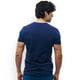 thumbnail image 3 of Playera Manga Corta Azul Marino Stretch Cuello Redondo Para Caballero, 3 of 4