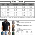 thumbnail image 2 of Men's Golf Shirt Casual Sports V Neck Ribbed Collar Short Sleeve Fashion Casual Solid Color Plain Spring & Summer Regular Fit L, 2 of 4