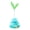 Green, variant on PrimeGo Cat Ball Track Toy Interactive Cat Ball Toy with Spring Feather Teaser 3-Tier Ball Track Cat Teaser for Indoor Cats And Kittens Exercise Enrichment