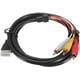 thumbnail image 2 of 1.5m 5 Pies Hd 1080p Hdmi Macho A 3 Rca Av Audio Vídeo Levamdar CZDZ-HY46, 2 of 5