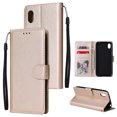 thumbnail image 1 of ForNova 3i/Y5 2019 PU Leather Protective Phone Case with 3 Cards Slots Bracket, 1 of 9