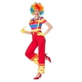 thumbnail image 2 of Disfraz de Divertid r, Disfraz de Bufón de Circ r - Multicolor, XL SG Colcomx traje de payaso mujeres, 2 of 7