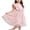 #0013-Pink, variant on Toddler Girls Elegant Party Dress Cute Embroidered Princess Dress Sleeveless Fancy Outfit for 2 to 8 Years Old Kids Birthday Photo Shoots