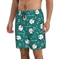 thumbnail image 2 of Naloa Love Dog Men's Beach Shorts, Surfing shorts, Swim trunks, Quick Dry Swim Trunks for Surfing Beach Fun - Medium, 2 of 9