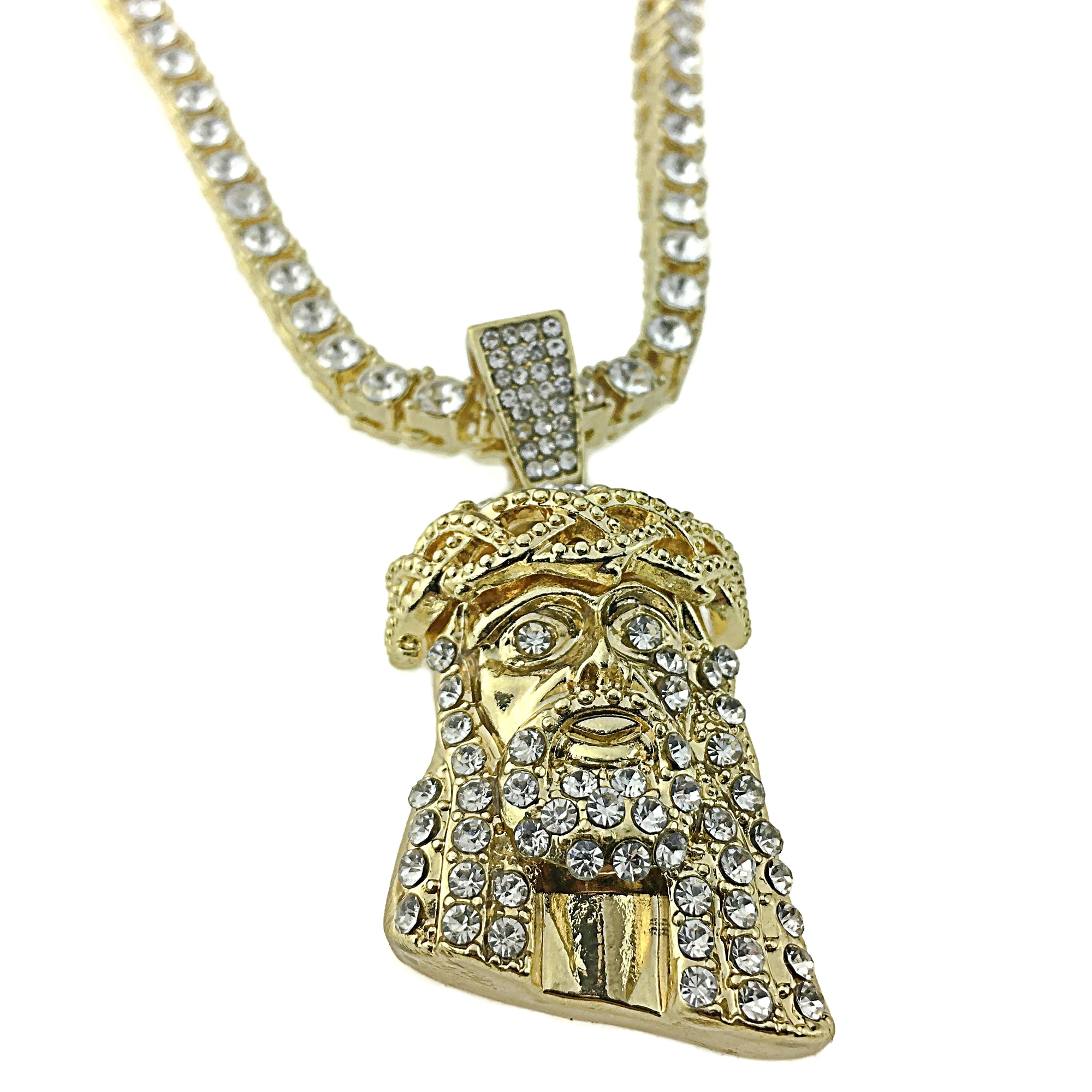 jesus head gold chain