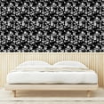 thumbnail image 3 of Ambesonne Botanical Peel & Stick Wallpaper for Home, Japanese Sakura Floral, 13"x72", Charcoal Grey White, 3 of 5
