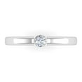 thumbnail image 3 of 1/5 Carat Round Cut Solitaire Diamond Engagement Ring in 14K White Gold (Ring Size 7.75) (I1-I2 Clarity), 3 of 4