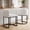 White, variant on Anoncndin Bar Stools Set of 2 with Lambswool Cushioned Seats,Modern Upholstered Counter Height Bar Stools with Backrest and Arms,Barrel Counter Stools,Accent Barstools for Kitchen Island,Bar