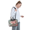 thumbnail image 6 of Lsque Vintage Typewriter Floral Pattern Laptop Bag – Portable & Slim Single-Shoulder Computer Case with Adjustable Strap, Protective, Lightweight for 13”/14”/15.6” Laptops, 6 of 8