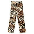thumbnail image 3 of Animal Cheetah Print Pajama Pants Breathable with Pockets Pajamas For Lady Vintage Sleeping Pants Bedroom Homewear, 3 of 6