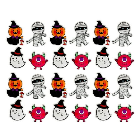

NUOLUX 200pcs Creative Halloween Lollipop Holder Cards Decorative Candy Paper Cards