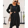 thumbnail image 3 of Zeagoo Women's Zip Up Hoodies Oversized Fleece Long Tunic Sweatshirts Casual Long Sleeve 2025 Fall Hoodie Jacket Coat, 3 of 7