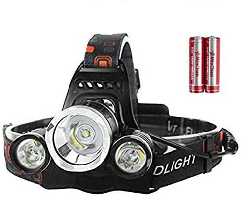 3X XML T6 Rechargeable Headlamp HeadLight Torch USB Lamp+18650+Charger 
