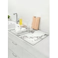 thumbnail image 5 of FloorPops Marble Grey Stone Quick Drying Mat, 5 of 7