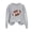 Gray, variant on Baseball Sweatshirts Womens Teen Girls Crewneck Loose Long Sleeve Pullover Tops Lightweight Casual Fall Clothes (2XL, Green)