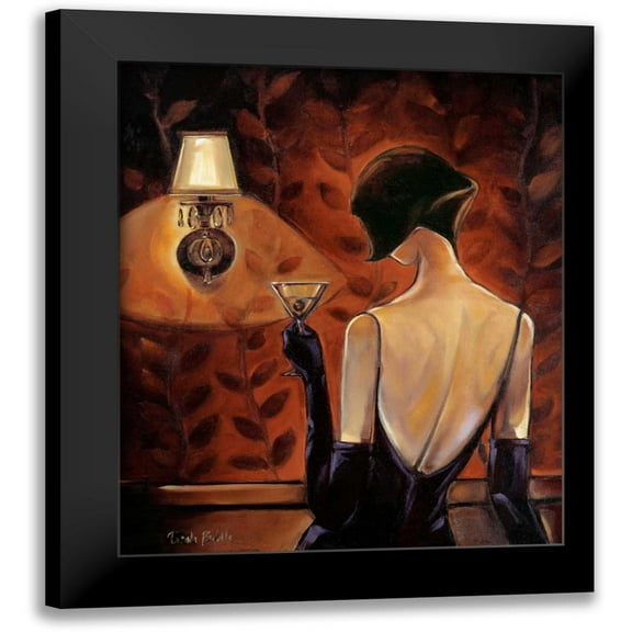 Biddle, Trish 12x14 Black Modern Framed Museum Art Print Titled - Mademoiselle